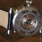 Estate 18k WG Speake-Marin Piccadilly engraved dial watch