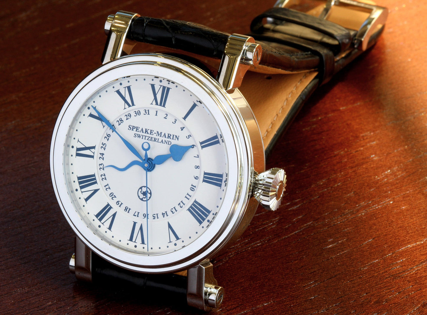 Estate Speake-Marin Piccadilly Serpent Calendar Watch