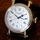 Estate very rare early Speake-Marin Serpent Calendar enamel dial 42mm watch