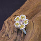 Passion Collection natural colored diamond Flower ring