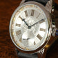 RPaige Wrocket hand engraved Silver & Gold dial watch