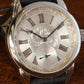 RPaige Wrocket hand engraved Silver & Gold dial watch