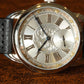 RPaige Wrocket hand engraved Silver & Gold dial watch