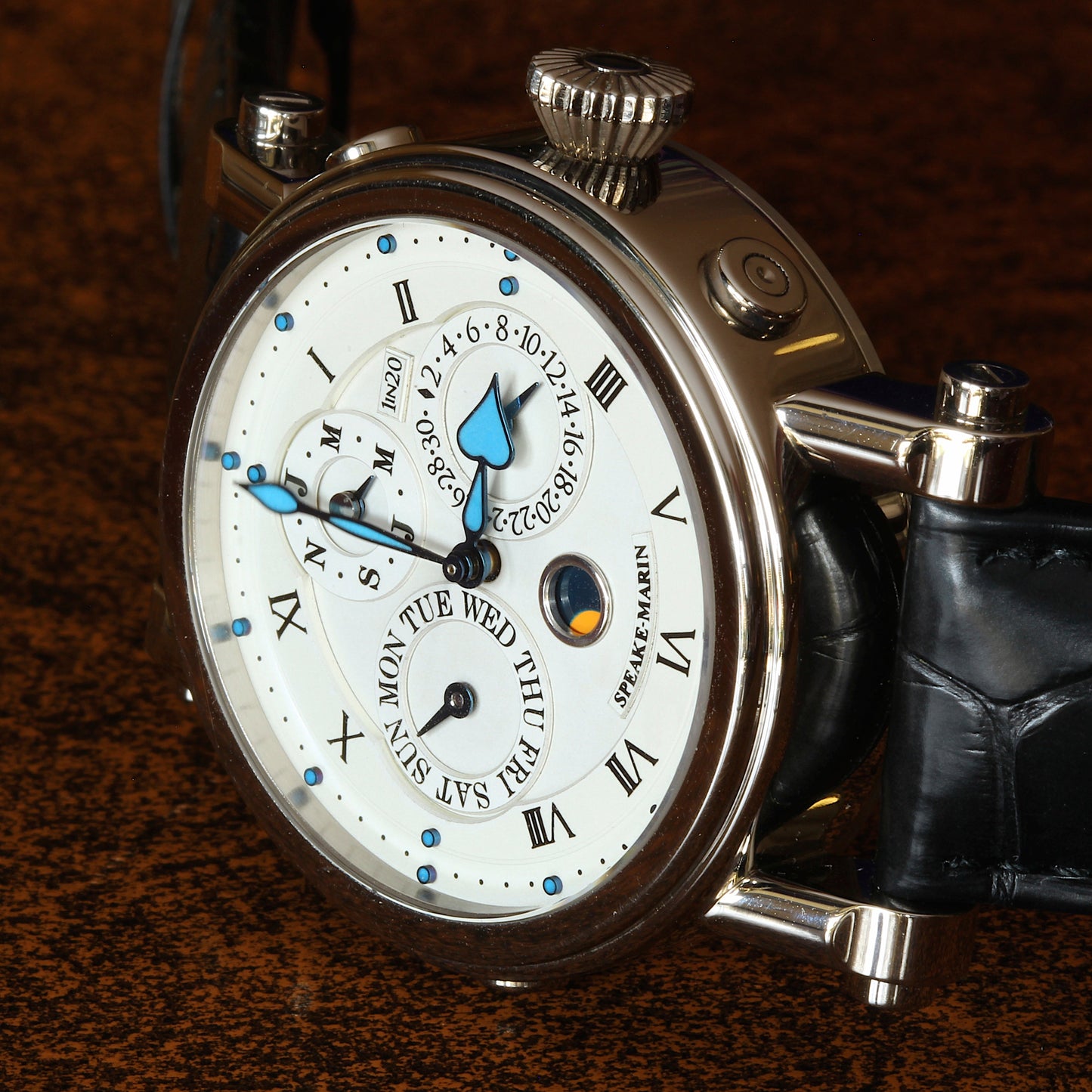 Estate 18k WG Speake-Marin 1 in 20 Perpetual Calendar watch