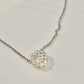 Celestial Collection .16ctw Diamond Super Nova Necklace in 18kw