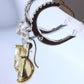 Passion Collection natural yellow & white diamond drop earrings