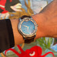 GoS 43mm "Sarek" w/ Ice Blue Damascus dial
