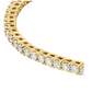 Eternity Classic 4 Prong Line Bracelet 1.98 CTW 18k Yellow Gold