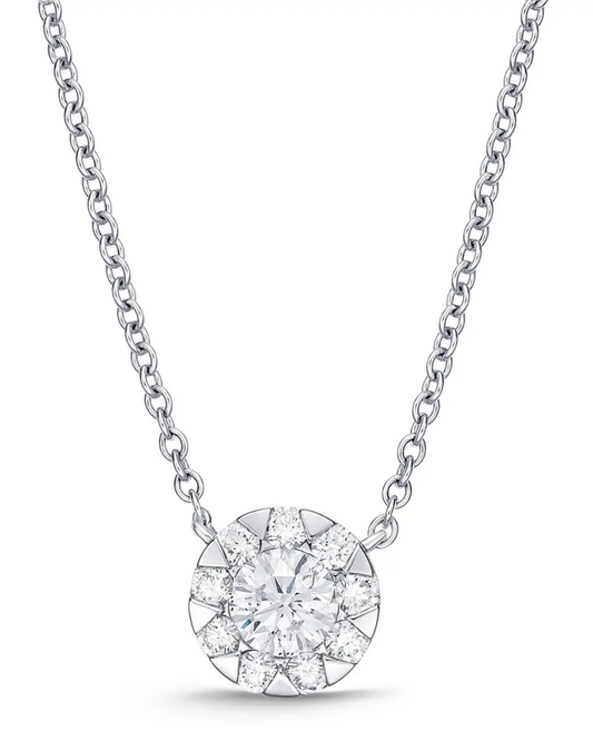 Bouquet Everday Necklace 18k White Gold