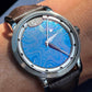 GoS 43mm "Sarek" w/ Ice Blue Damascus dial