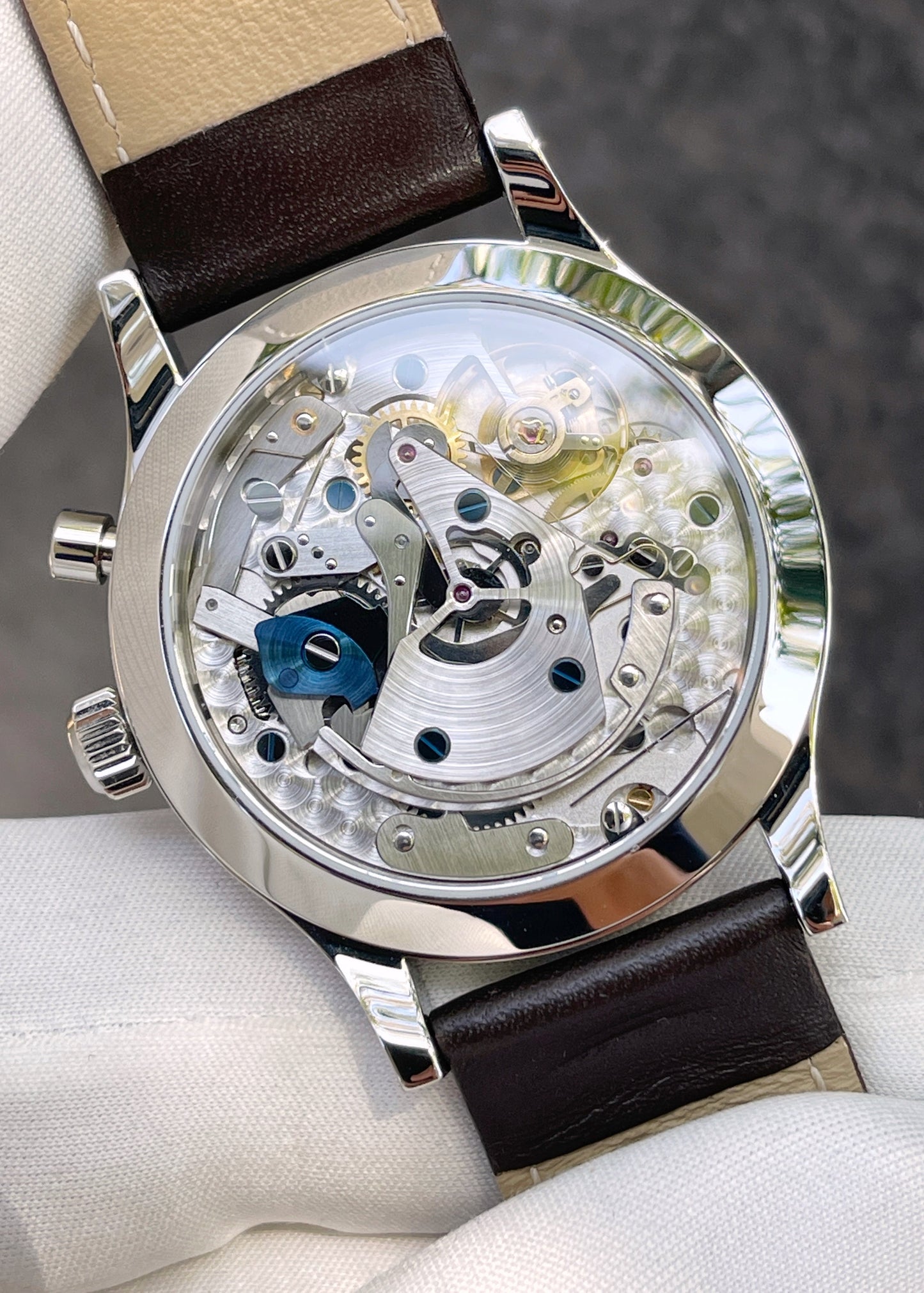 Habring² SS Chrono-Felix Monopusher Salmon/Copper Dial