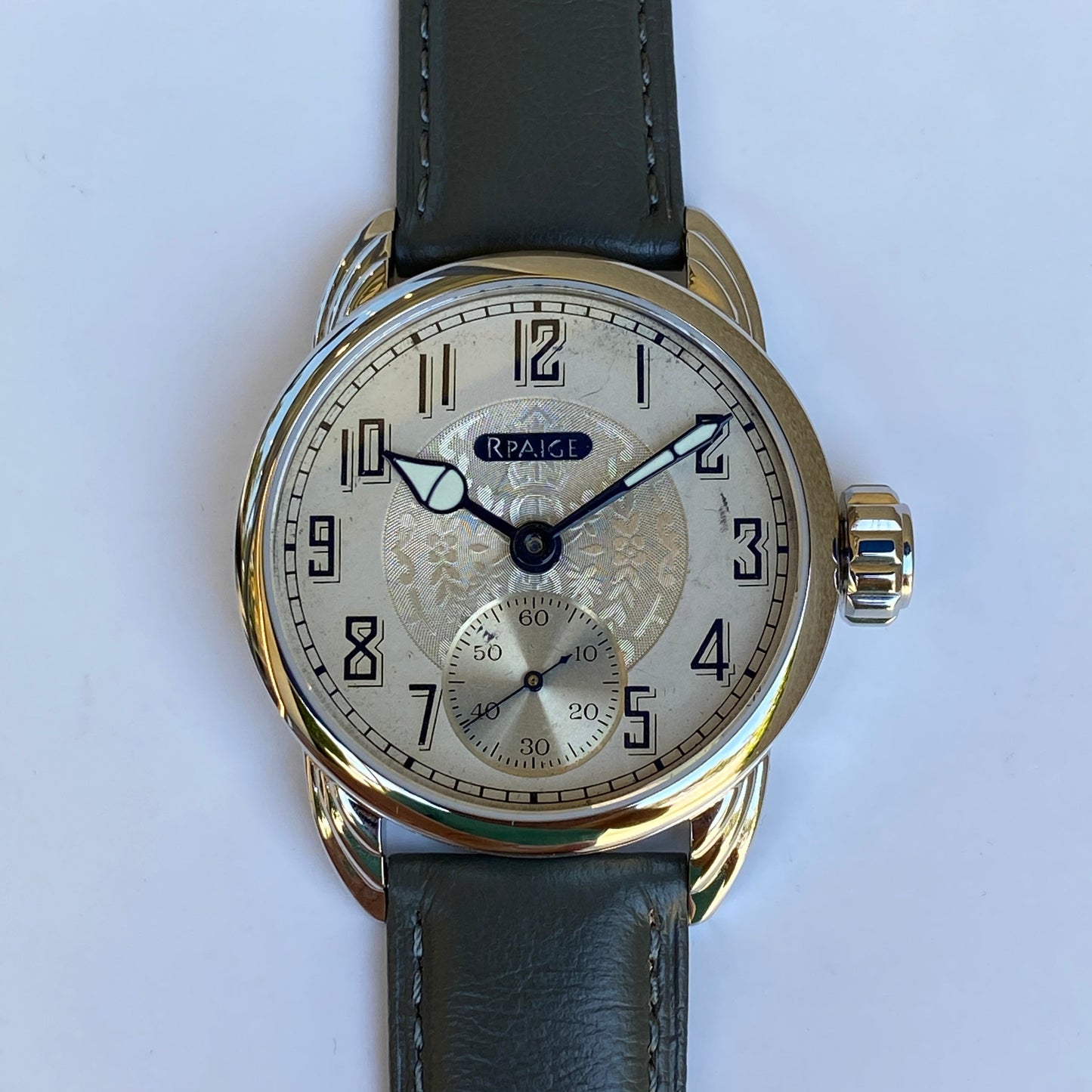 RPaige SS 44mm Elgin Wrocket watch