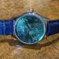 Estate SS 40.5mm Laine Gelidus Guilloche Green dial RG manual wind on strap B&P