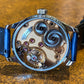Estate SS 40.5mm Laine Gelidus Guilloche Green dial RG manual wind on strap B&P