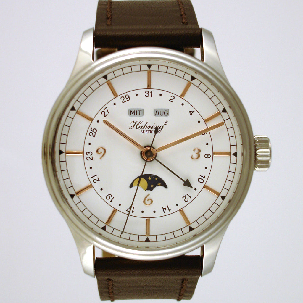 HABRING² SS Jumping Seconds Calendar Watch