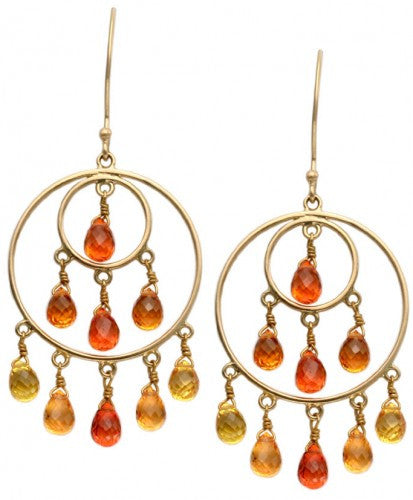 Steven Battelle Many Stone Earrings
