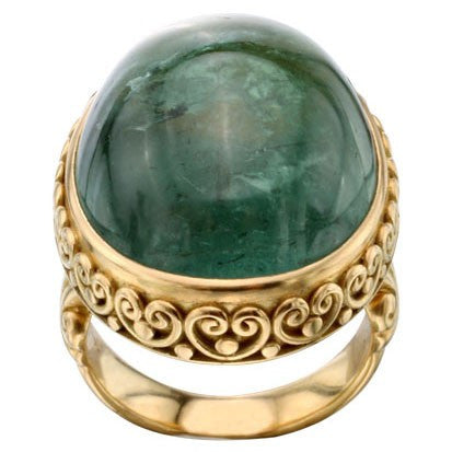 Steven Battelle Large Cabochon Oval Ring