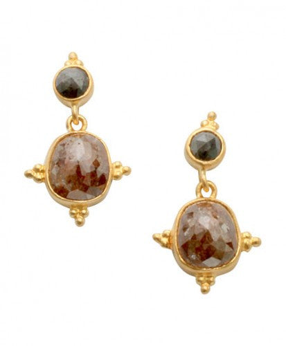 Steven Battelle Four Point Dangle Earrings