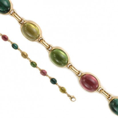 Steven Battelle Oval Tourmaline Bracelet