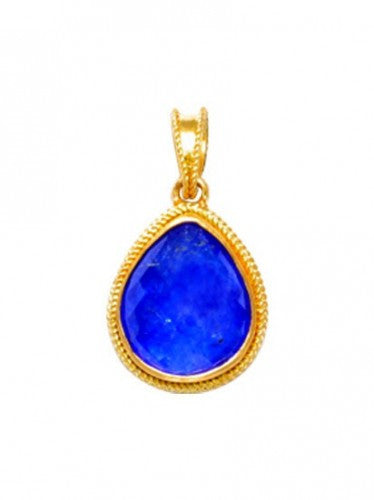 Steven Battelle Tanzanite Braid Pendant Necklace