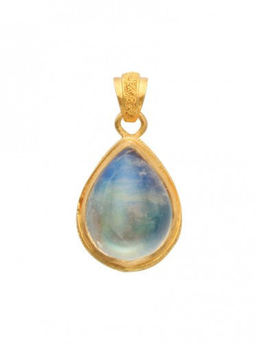 Steven Battelle Fine Pear Stone Pendant Necklace