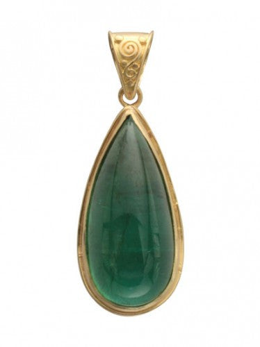 Steven Battelle Oval Wire Pendant Necklace