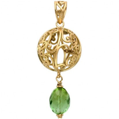 Steven Battelle Ball and Bead Pendant Necklace