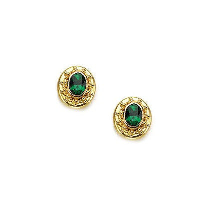 Steven Battelle Tsavorite Post Earrings