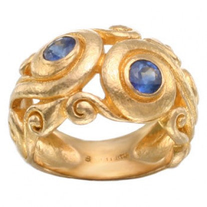 Steven Battelle Big Spiral Ring