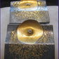 Michael Zobel 1997 Sterling Silver & 24K Yellow Gold Diamond Earrings