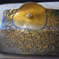 Michael Zobel 1997 Sterling Silver & 24K Yellow Gold Diamond Earrings